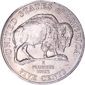 2005-D Jefferson Nickel, Bison MS60 Main Image