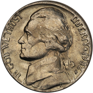 1982-P Jefferson Nickel MS60 Main Image