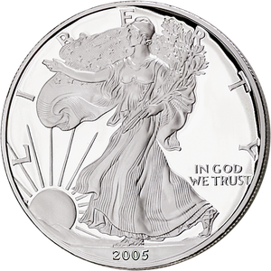 2005-W $1 Silver American Eagle Main Image