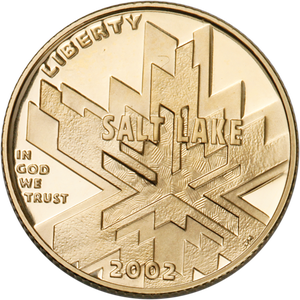 2002-W Salt Lake City Olympic Games Gold $5 Main Image