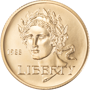 1988-W Seoul Olympiad Gold $5 Main Image