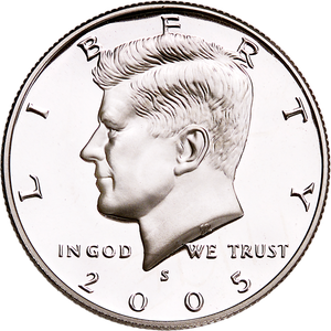 2005-S Clad Kennedy Half Dollar Main Image