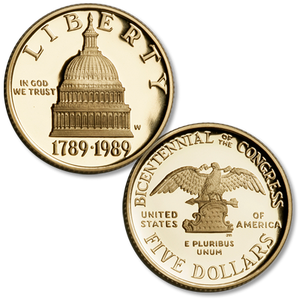 Modern Commemorative - Gold - 1989-W PR63 Main Image