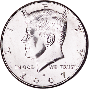 2007-D Kennedy Half Dollar MS60 Main Image
