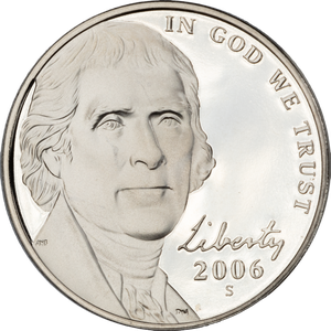 2006-S Jefferson Nickel Main Image