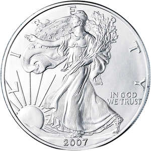 2007 $1 Silver American Eagle Main Image