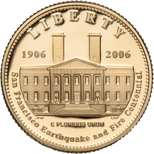 2006-S San Francisco Old Mint Commemorative Gold $5 Main Image