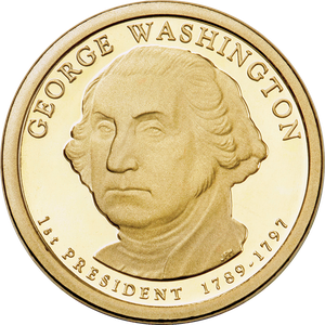 2007-S George Washington Presidential Dollar Main Image