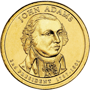 2007-P John Adams Presidential Dollar Main Image