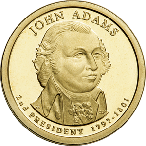 2007-S John Adams Presidential Dollar Main Image