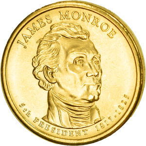 2008-P James Monroe Presidential Dollar Main Image