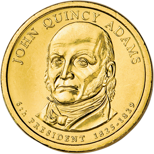 2008-P John Quincy Adams Presidential Dollar Main Image