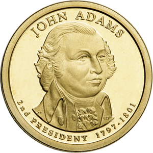2008-S John Quincy Adams Presidential Dollar Main Image