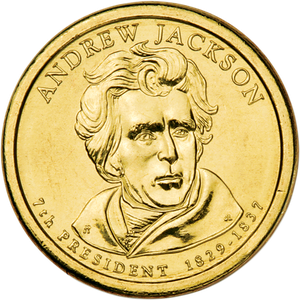 2008-P Andrew Jackson Presidential Dollar Main Image
