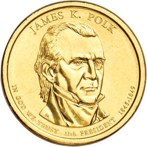 2009-P James K. Polk Presidential Dollar Main Image