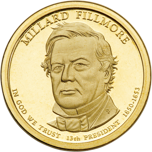 2010-S Millard Fillmore Presidential Dollar Main Image