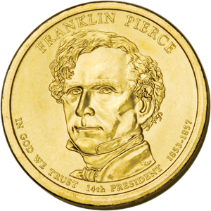 2010-D Franklin Pierce Presidential Dollar Main Image