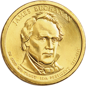 2010-P James Buchanan Presidential Dollar Main Image