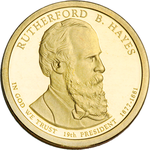 2011-S Rutherford B. Hayes Presidential Dollar Main Image