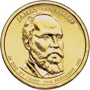 2011-D James A. Garfield Presidential Dollar Main Image