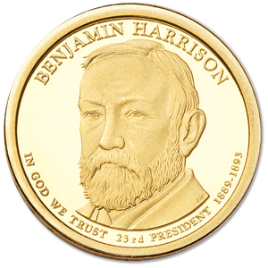 2012-S Benjamin Harrison Presidential Dollar Main Image