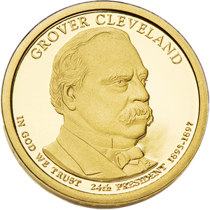 2012-S Grover Cleveland (Term 2) Presidential Dollar Main Image