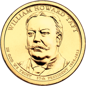 2013-D William Howard Taft Presidential Dollar Main Image