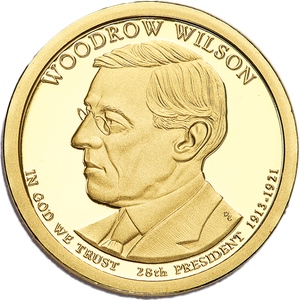 2013-S Woodrow Wilson Presidential Dollar Main Image