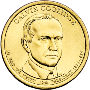 2014-P Calvin Coolidge Presidential Dollar Main Image