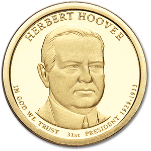 2014-S Herbert Hoover Presidential Dollar Main Image