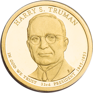 2015-S Harry S. Truman Presidential Dollar Main Image
