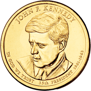2015-P John F. Kennedy Presidential Dollar Main Image