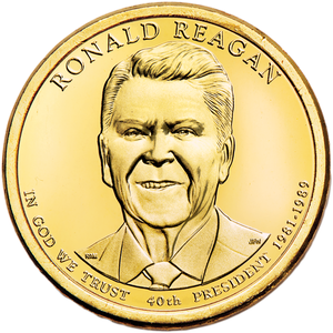 2016-P Ronald Reagan Presidential Dollar Main Image