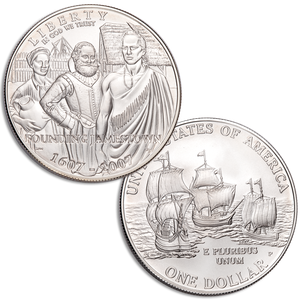 2007-P Jamestown Silver $1 Commemorative | Littleton Coin Company