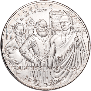 2007-P Jamestown Silver $1 Commemorative | Littleton Coin Company