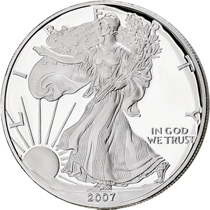 2007-W American Eagle Silver Dollar Main Image