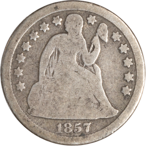 1857 Liberty Seated Dime Main Image