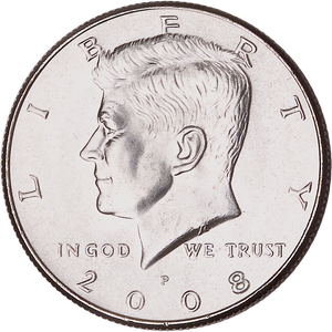 2008-P Kennedy Half Dollar Main Image