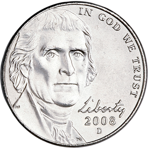 2008-D Jefferson Nickel Main Image