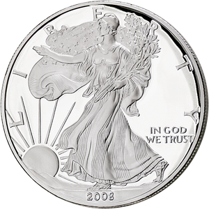 2008-W American Eagle Silver Dollar Main Image