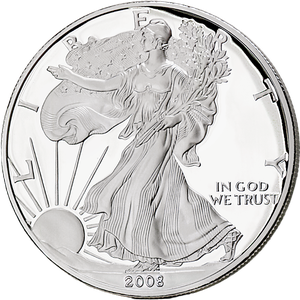 2008-W American Eagle Silver Dollar Main Image