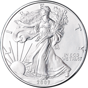 2009 $1 Silver American Eagle Main Image