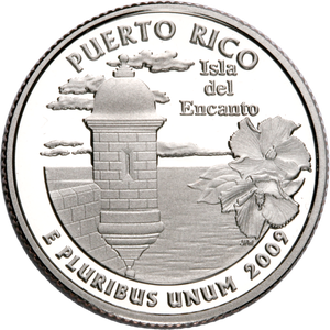 2009-S 90% Silver Puerto Rico Territories Quarter Main Image