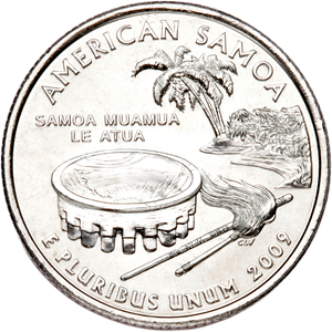 2009-P American Samoa Territories Quarter Main Image