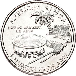 2009-D American Samoa Territories Quarter Main Image