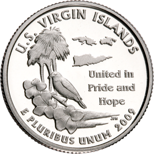 2009-S 90% Silver U.S. Virgin Islands Territories Quarter Main Image