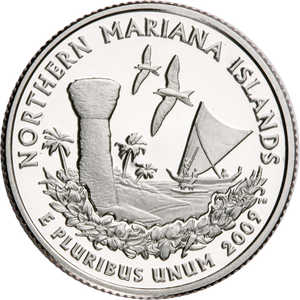 2009-S 90% Silver Northern Mariana Islands Territories Quarter Main Image
