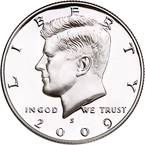 2009-S Clad Kennedy Half Dollar Main Image