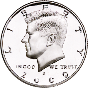 2009-S 90% Silver Kennedy Half Dollar Main Image