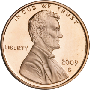 2009-S Lincoln Birthplace Cent, Choice Proof, PR63 Main Image